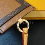 1V M30763 Taïgarama 經典老花都會 頸掛式證件套 卡片夾 卡套 黑色：圖片 23