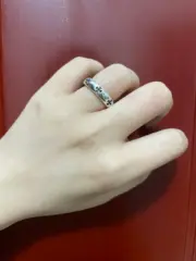 【預售】Chrome Hearts 凹十字花圓滑 白銅/純銀 戒指 克羅心：圖片 2