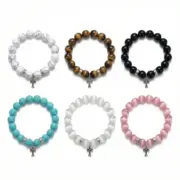 【現貨】【福利回饋免運】Chrome Hearts 十字花貓眼石黑曜石瑪瑙石 十字架手鍊手環 克羅心